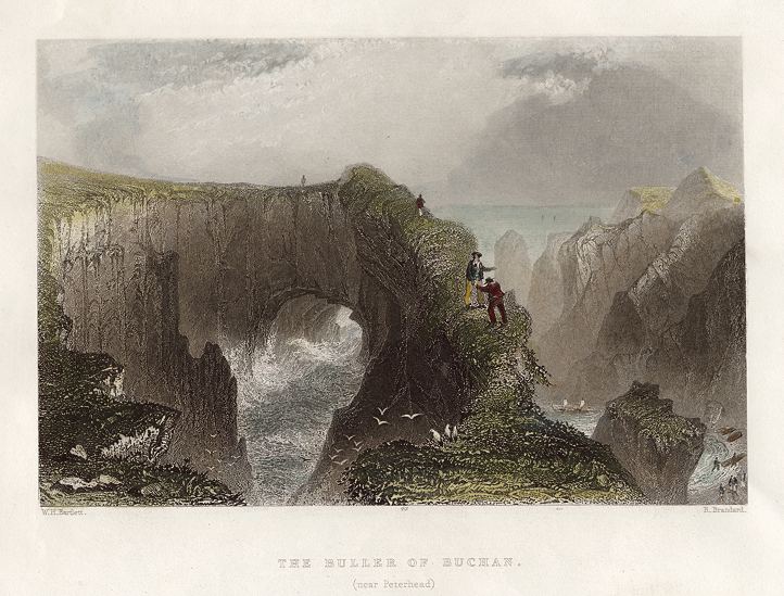 Scotland, Bullers of Buchan, 1842