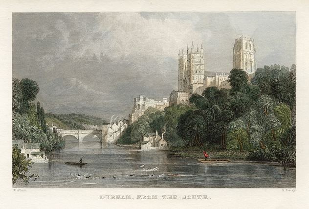 Durham from the south, 1832