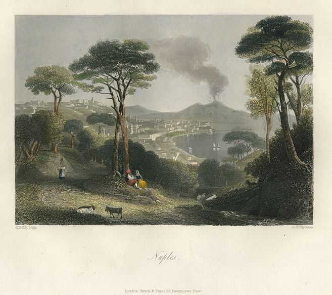 Naples view, 1849