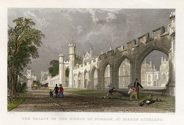 Bishop Auckland, Palace of the Bishop of Durham, 1832