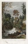 Lake District, Ambleside, the Mill on the Stock-Gill, 1832