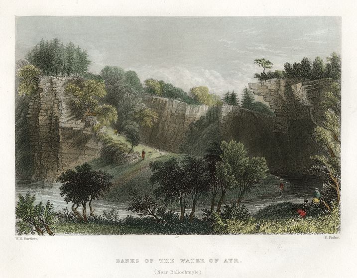 Scotland, Banks of the Water of Ayr, 1840