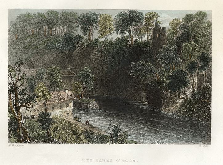 Scotland, The Banks O'Doon, 1840