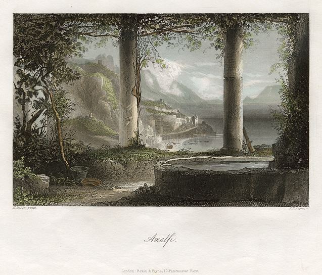 Italy, Amalfi, 1849