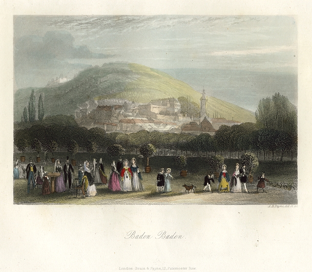 Germany, Baden Baden, 1849