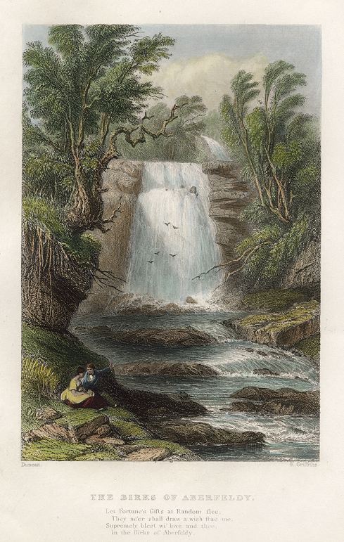 Scotland, The Birks of Aberfeldy, 1840