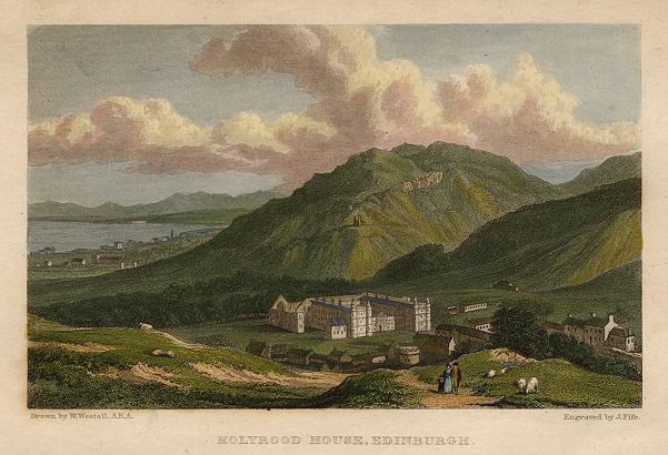 Scotland, Holyrood House, Edinburgh, 1832