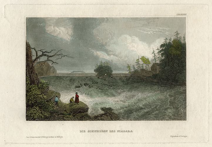 USA, Niagara Falls, 1838