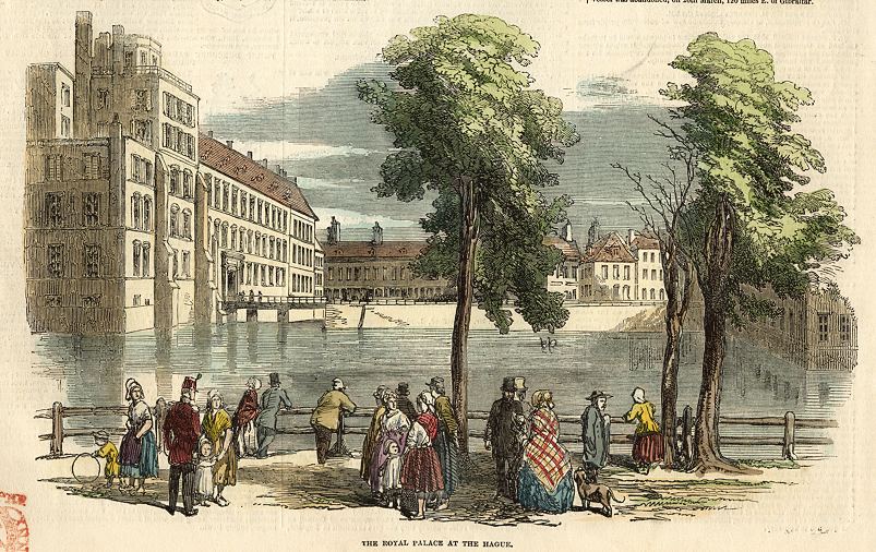 Netherlands, The Hague, Royal Palace, 1849