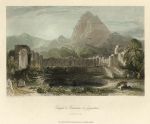 Tunisia, Temple & Fountain at Zagwhan, 1850