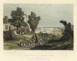 Tunisia, Tunis view, 1840