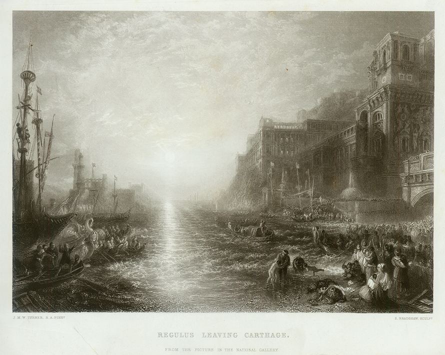 Regulus Leaving Carthage, after Turner, 1860