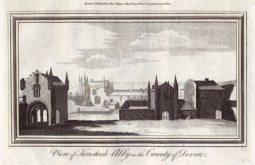 Devon, Tavistock Abbey, 1784