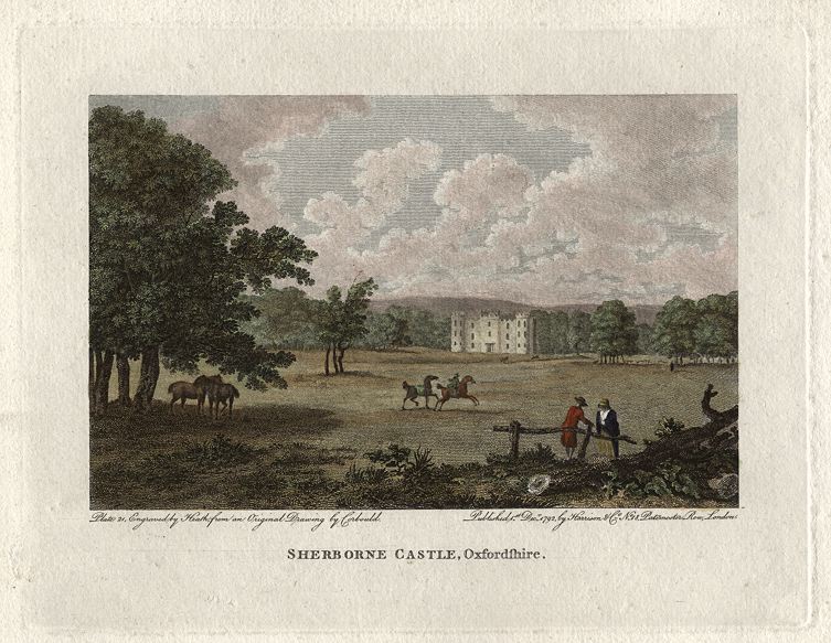 Oxfordshire, Sherborne Castle, 1792