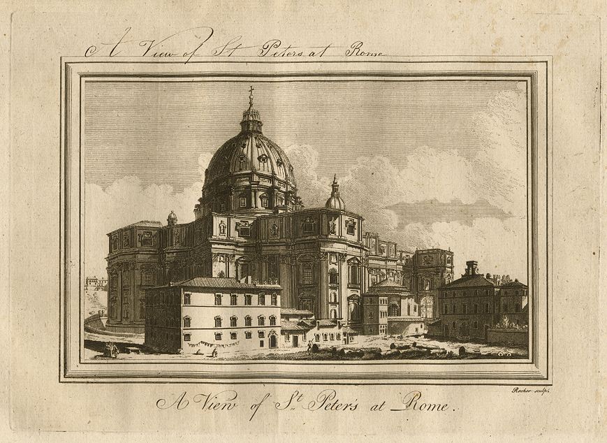 Italy, Rome, St.Peter's, 1771