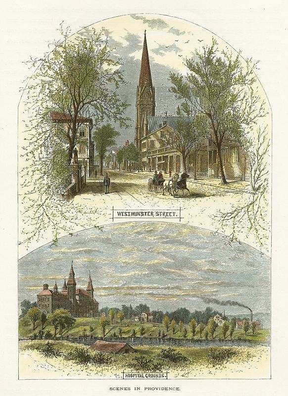 USA, RI, Providence scenes, 1875
