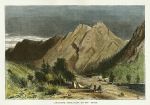 USA, CA, Pitt River, Limestone Formation, 1875