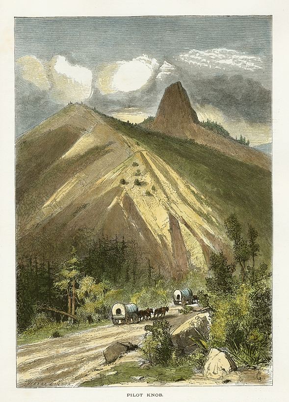 USA, Oregon, Pilot Knob, 1875