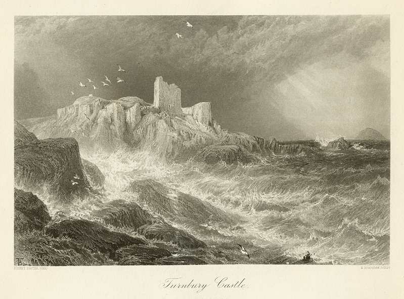 Scotland, Turnberry Castle, 1875