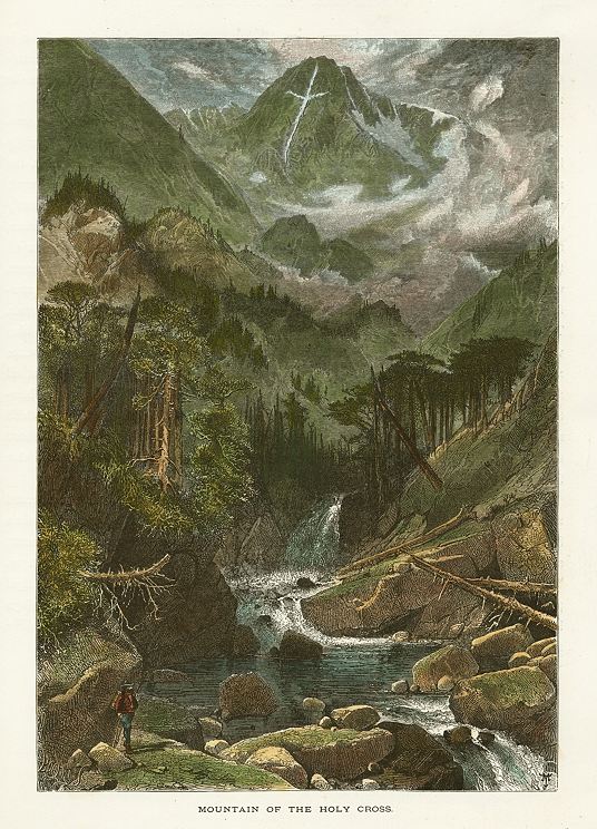 USA, Colorado, Mountain of the Holy Cross, 1875