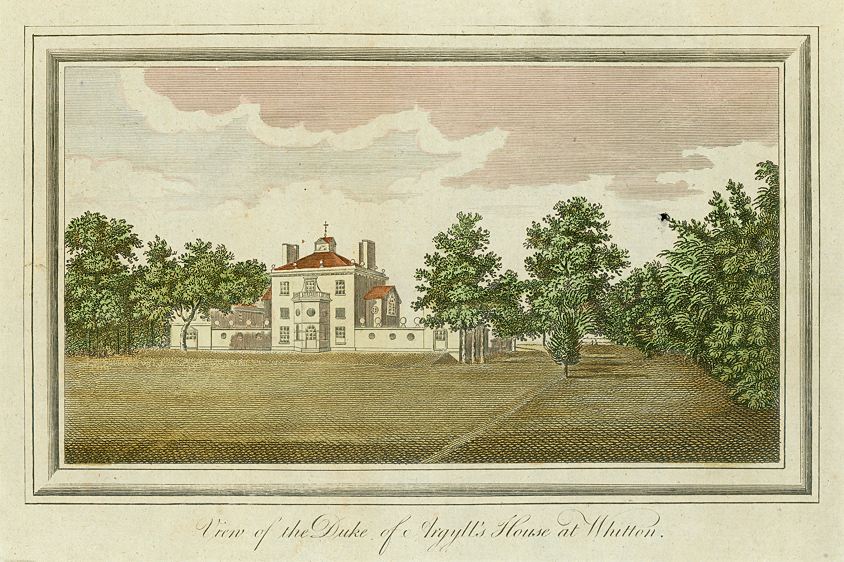 Middlesex, Duke of Argyll's House at Whitton, 1784