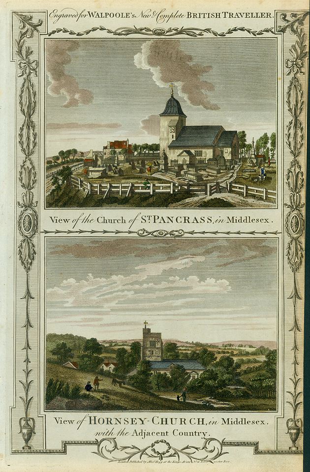 London, St.Pancras and Hornsey, 1784