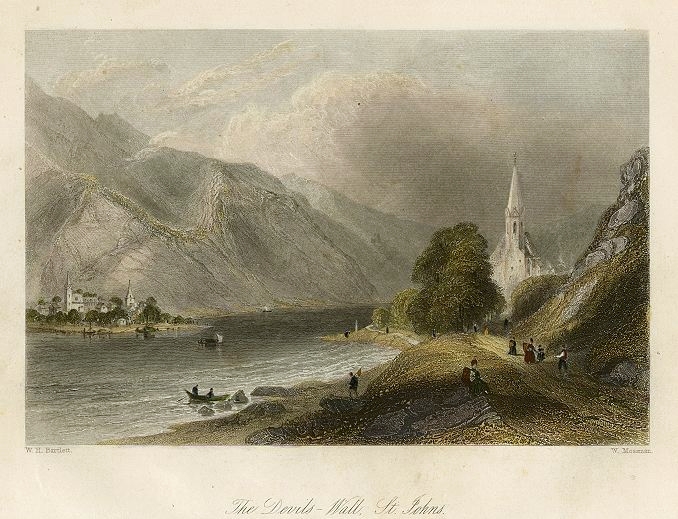 Austria, Devil's Wall, St.John's (River Danube), 1850