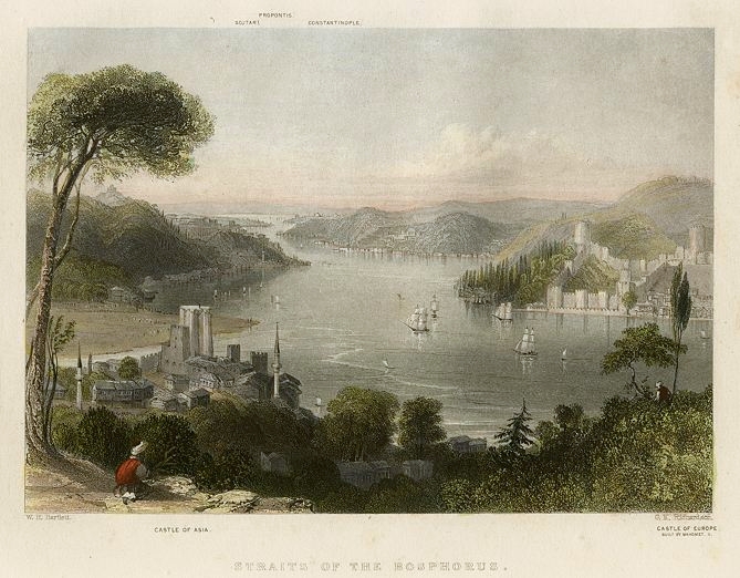 Turkey, Straits of the Bosphorus, 1850