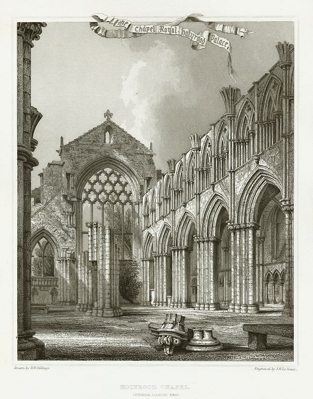 Scotland, Edinburgh, Holyrood Chapel, 1848