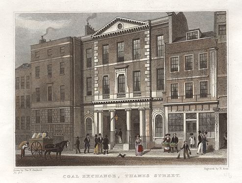 London, Coal Exchange, Thames Street, 1831