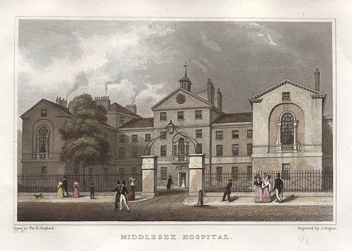 London, Middlesex Hospital, 1831