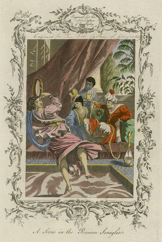 Persia, dancing girls in the Seraglio, 1773