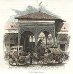 Poland, Warsaw, the Jews' Market, 1875