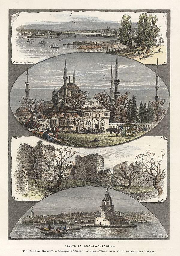 Turkey, Views in Constantinople, 1875