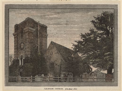 Middlesex, Laleham Church, about 1880