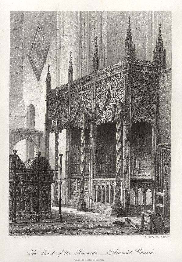 Sussex, Arundel Castle, Tomb of the Howards, 1875