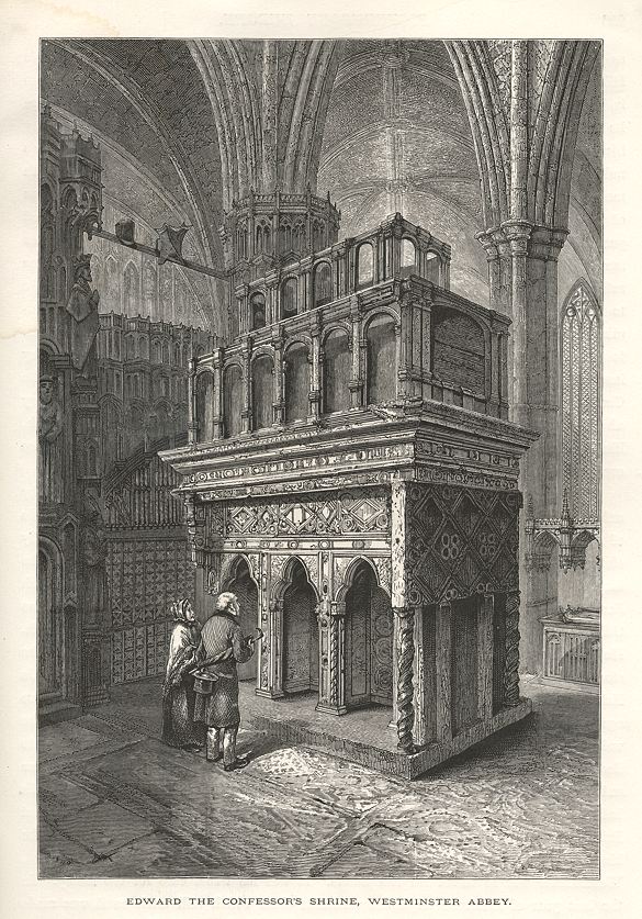 Westminster Abbey, Edward the Confessor's Shrine, 1875