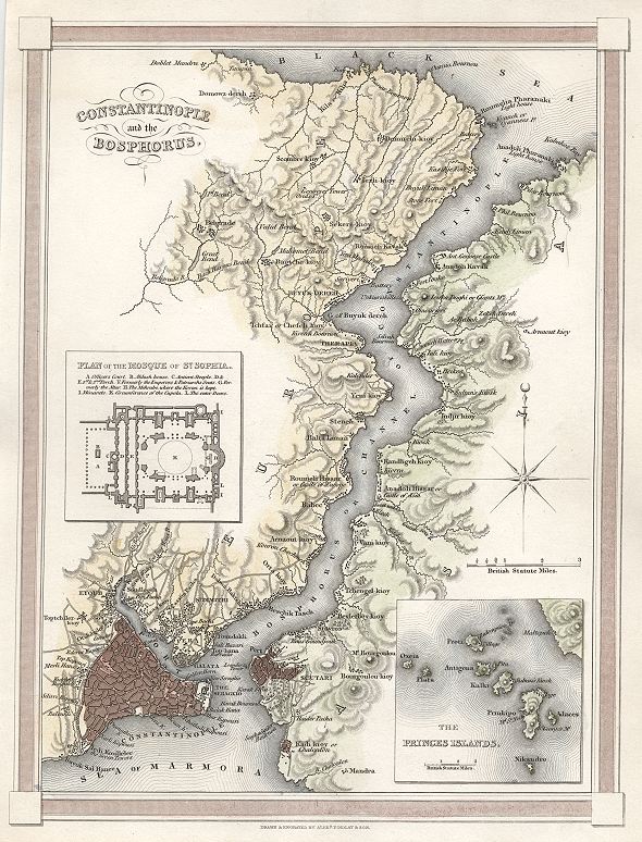 Turkey, Constantinople and the Bosphorus, 1840