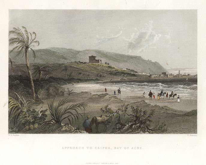 Approach to Caipha, Bay of Acre, 1837