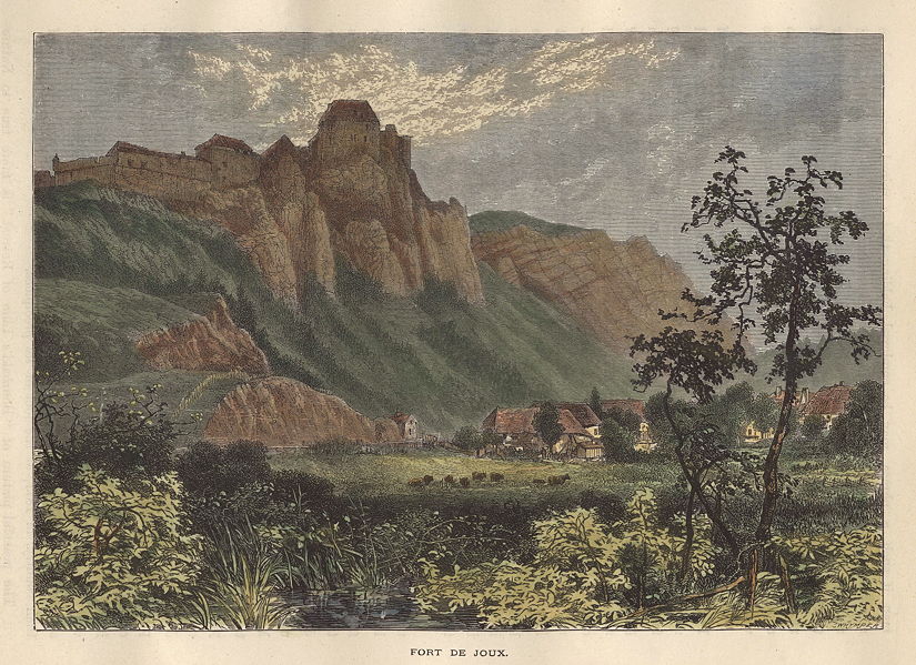 France, Fort de Joux, 1875