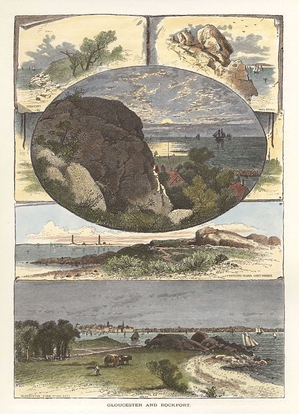 USA, MA, Gloucester & Rockport, 1875