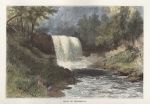 USA, Minnesota, Falls of Minnehaha, 1875