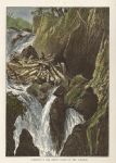USA, NY, Clearing a Jam, Great Falls of the Ausable, 1875