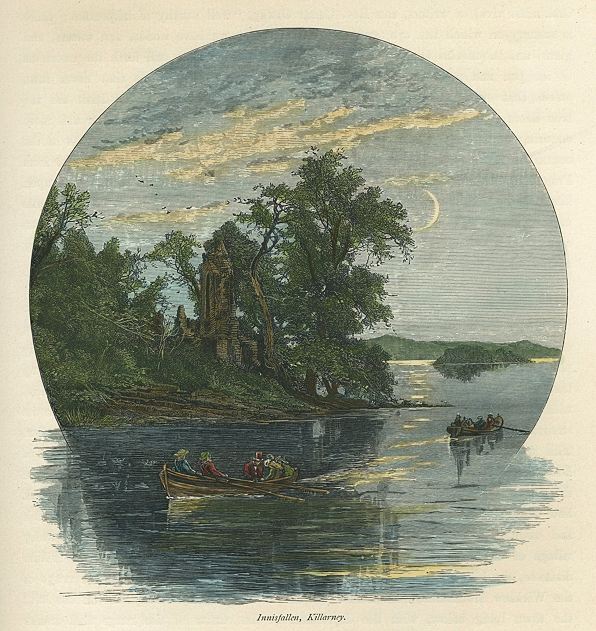 Ireland, Killarney, Innisfallen, 1875