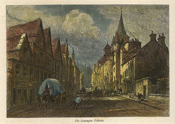 Edinburgh, Cannongate Tolbooth, 1875