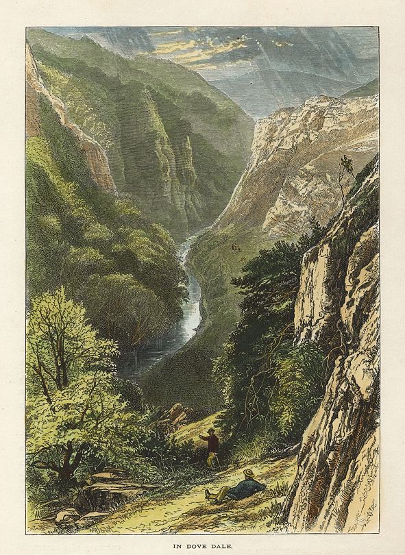 Derbyshire, Dovedale, 1875