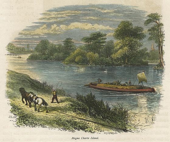 Bucks/Berks, Magna-Carta Island, 1875