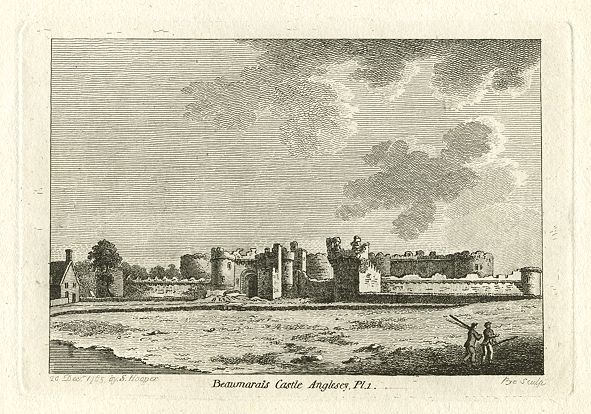 Wales, Beaumaris Castle, 1786