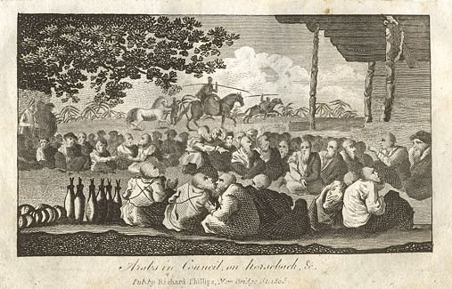 Arabs in Council and on Horseback, 1806