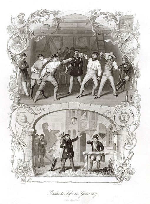 Student's Life in Germany (the Duellist), 1845